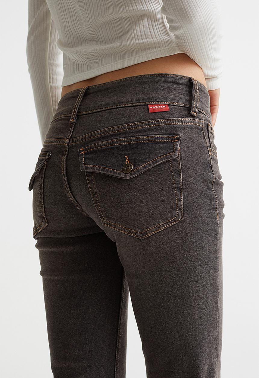 H&M - Flared low jeans - grey