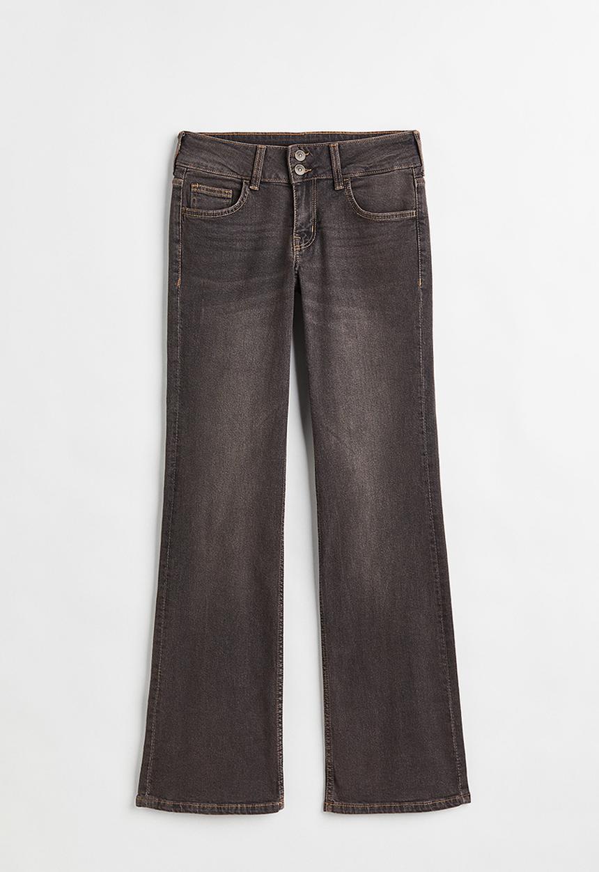 H&M - Flared low jeans - grey