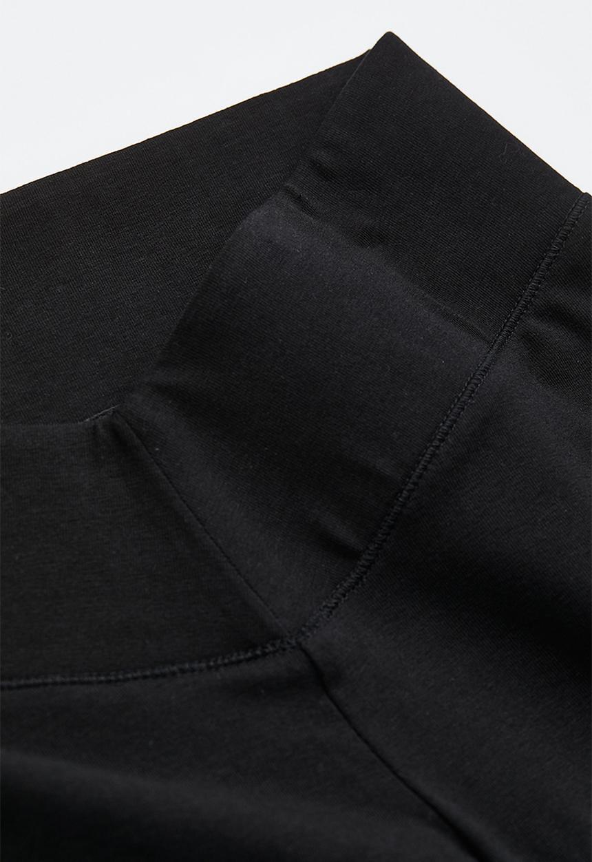 H&M - V-waist leggings - black