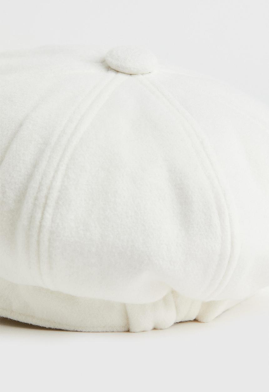 H&M - Baker boy cap - white