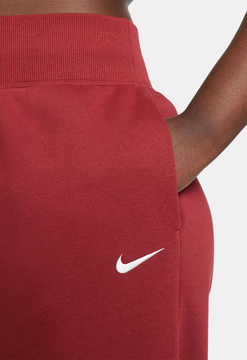 Nike - Plus nike sportswear phoenix fleece pant  - team red & white