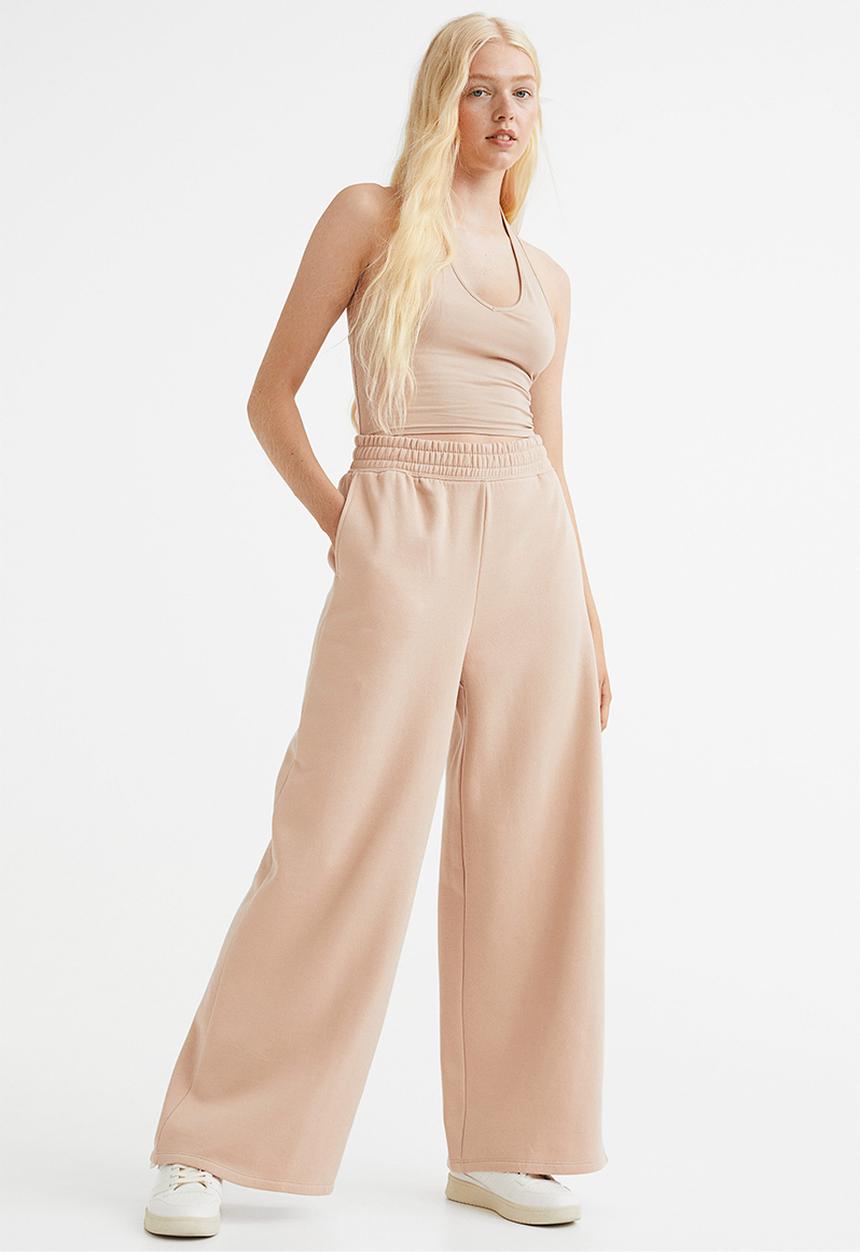 H&M - Wide joggers - beige