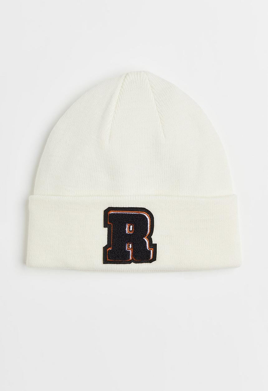 H&M - Motif-detail hat - cream