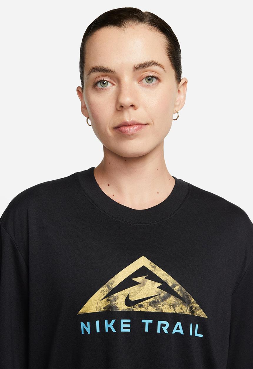 Nike - W nike dri-fit tee short sleeve trail - black