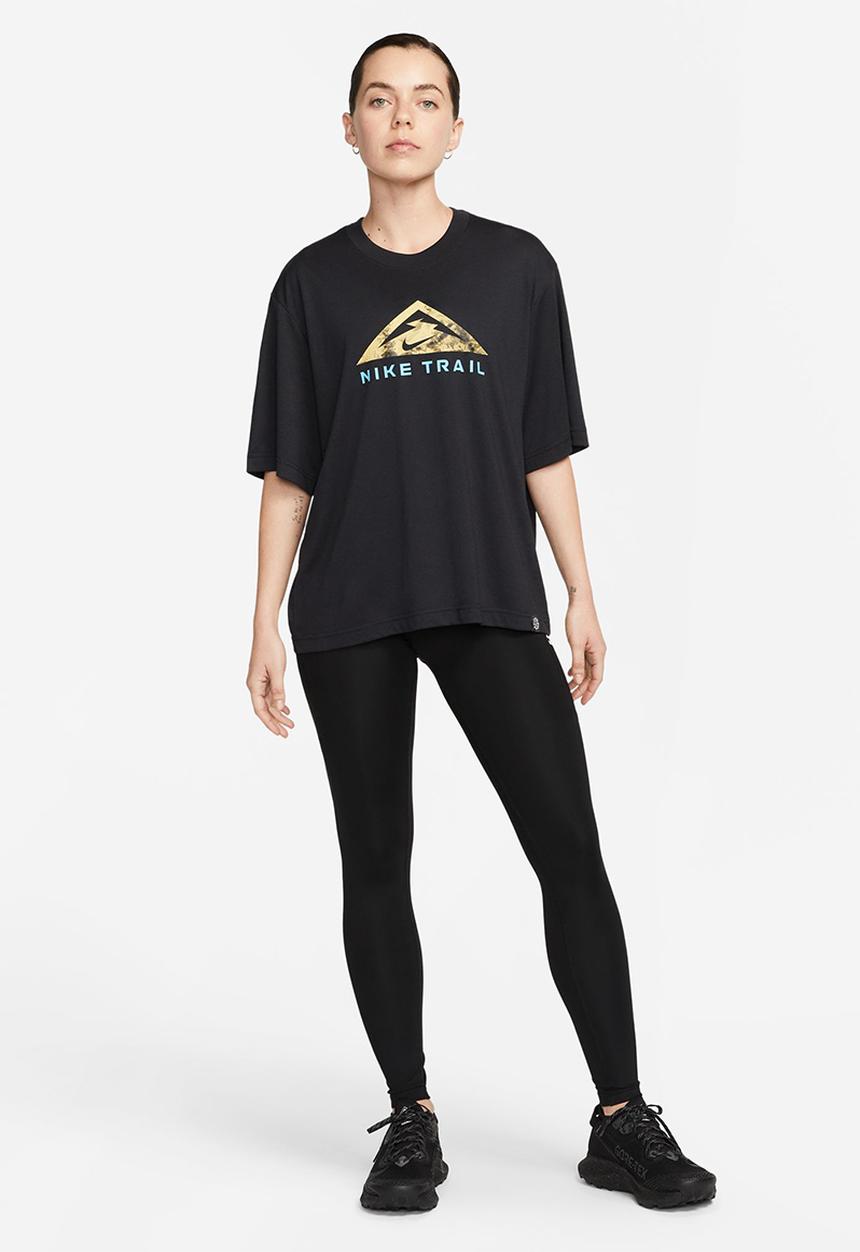 Nike - W nike dri-fit tee short sleeve trail - black