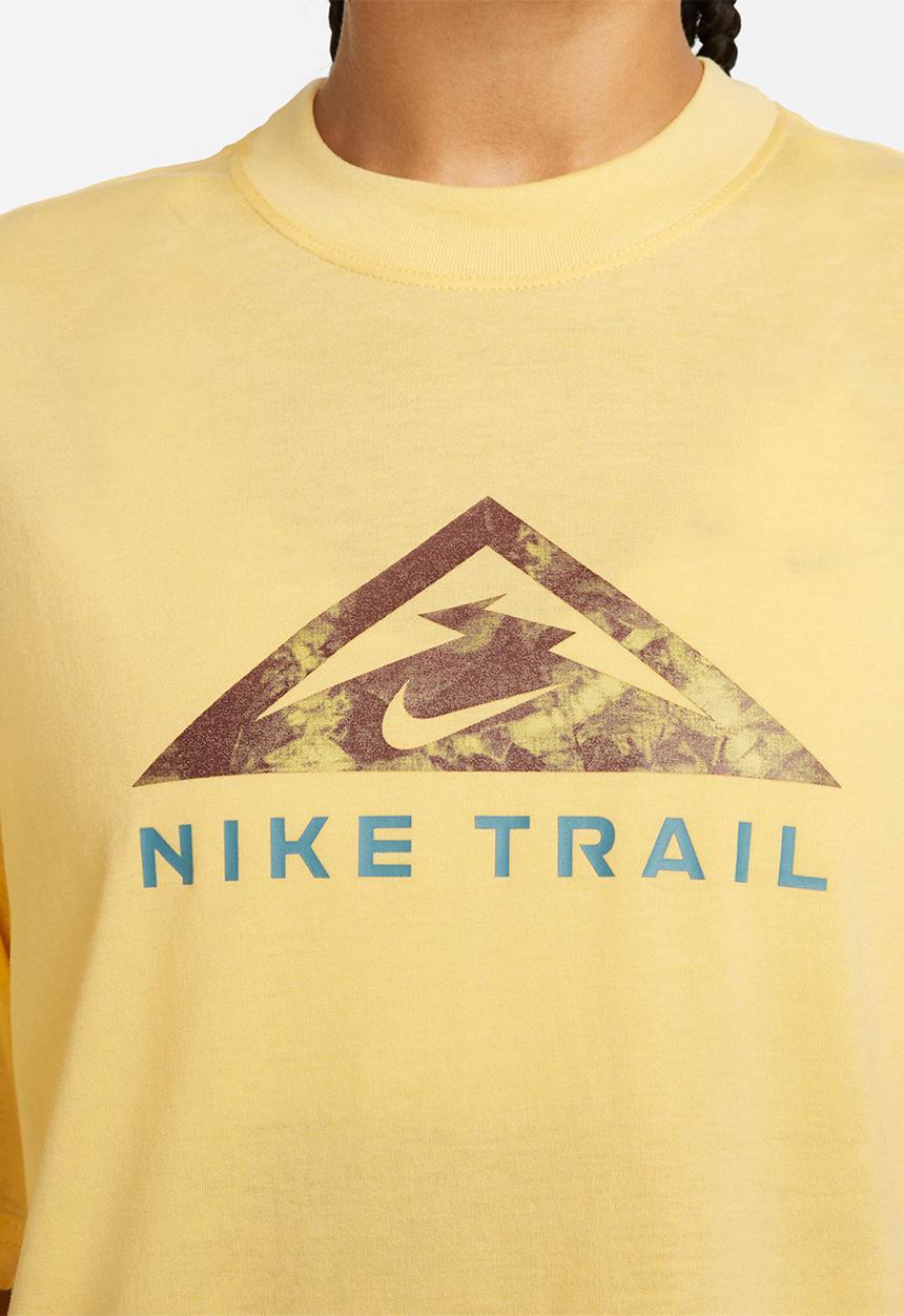 Nike - W nike dri-fit tee short sleeve trail - topaz gold