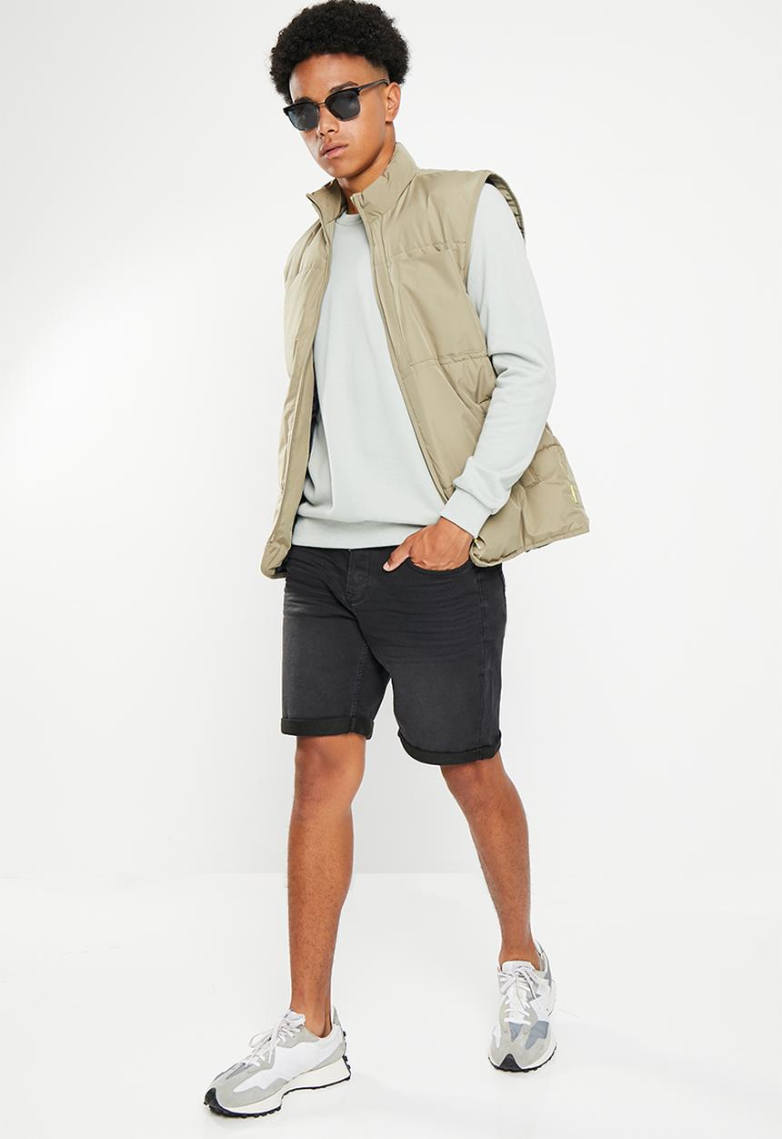 Only & Sons - Ply regular fit shorts - black denim