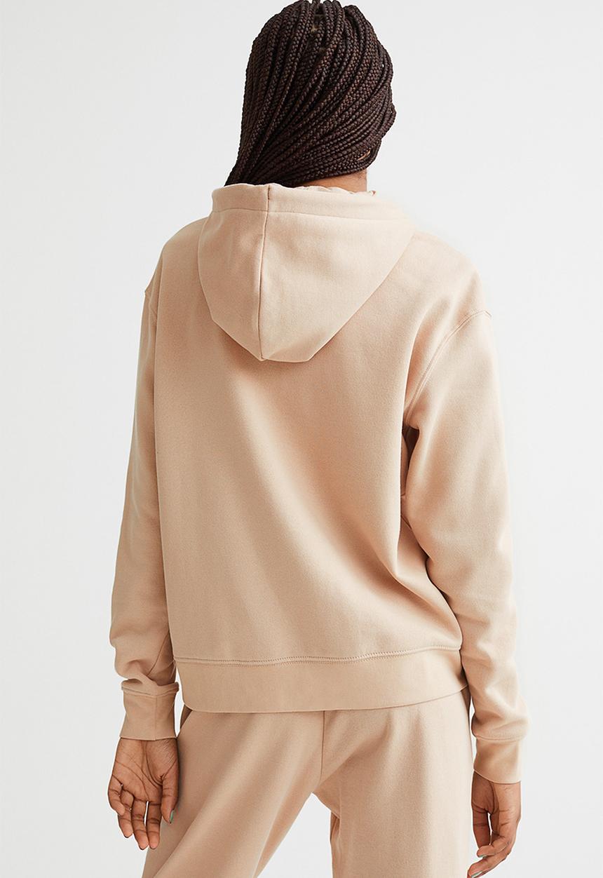 H&M - Zip-through hoodie - beige