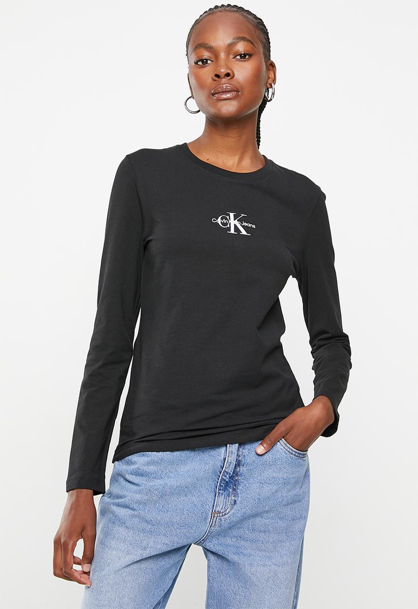 Calvin Klein - Monogram logo long sleeves - ck black