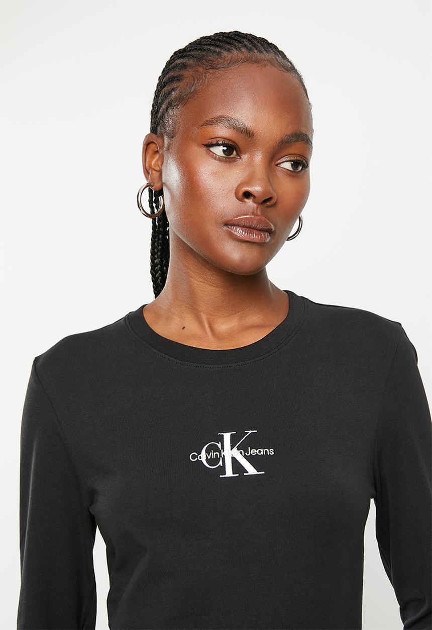 Calvin Klein - Monogram logo long sleeves - ck black