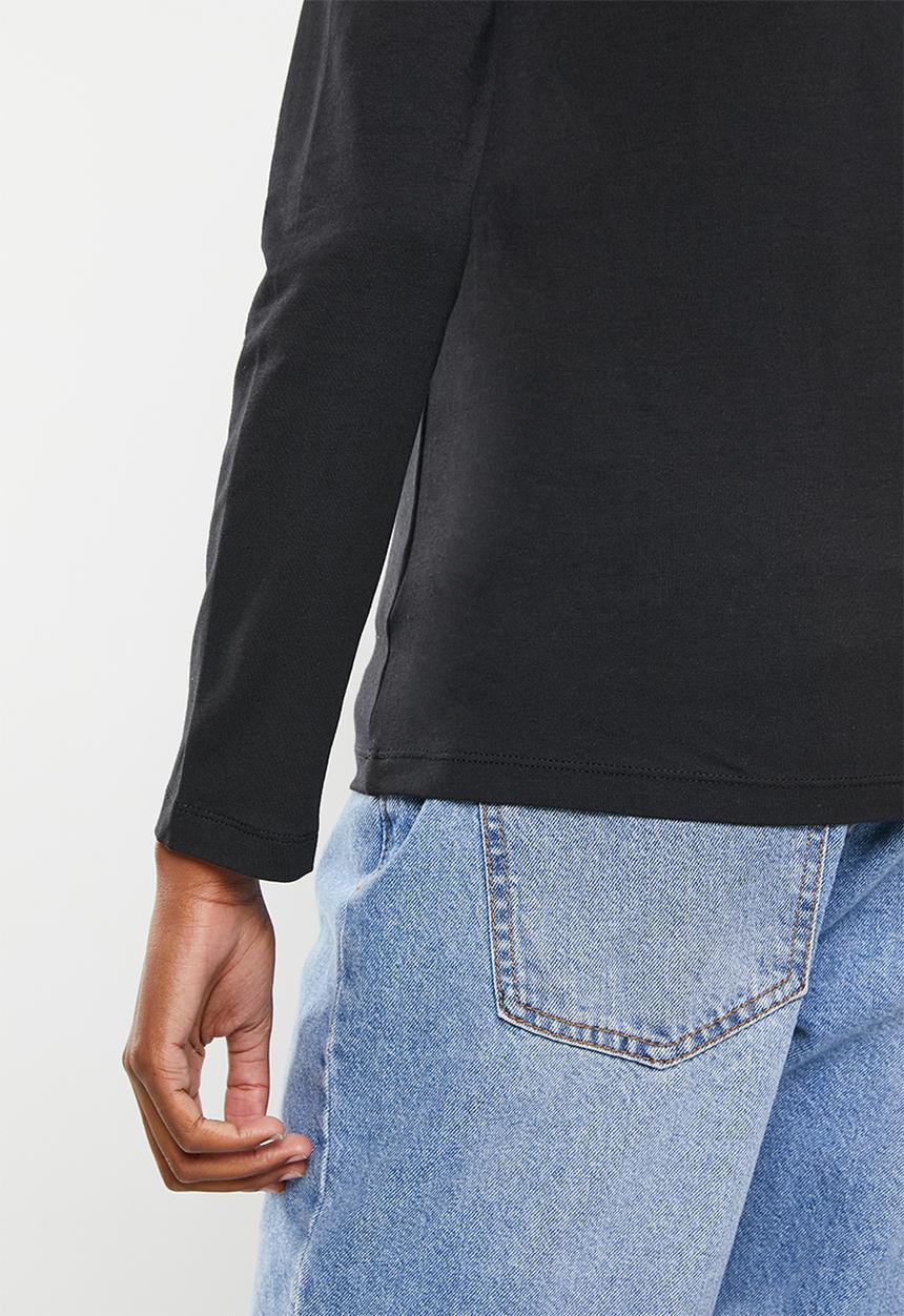 Calvin Klein - Monogram logo long sleeves - ck black
