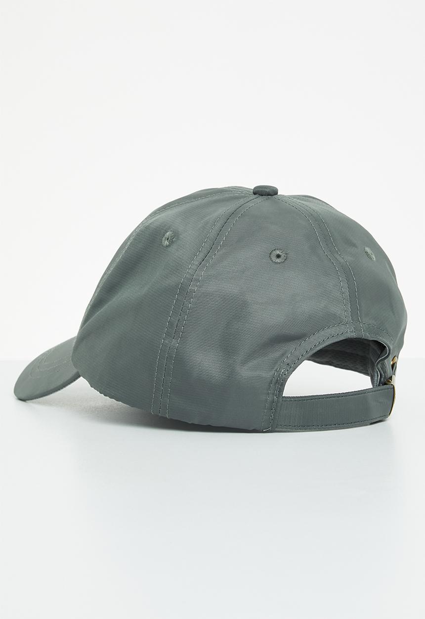 POLO - Mens 6 panel metal peak - dark grey