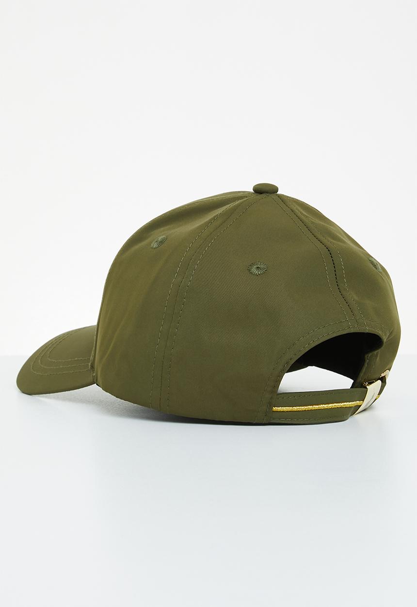 POLO - 6 Panel matt polyester twill peak - olive 