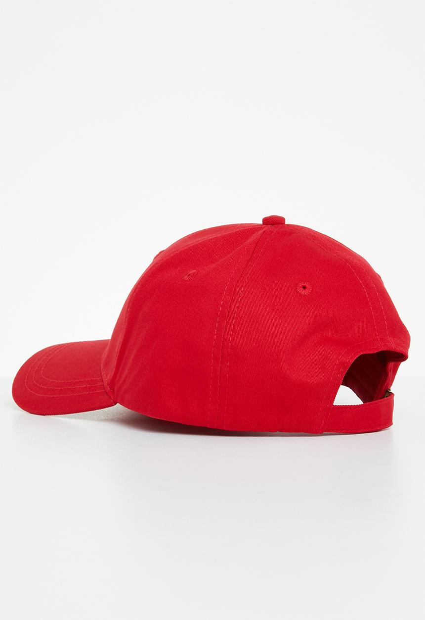 POLO - 6 Panel classic peak - red