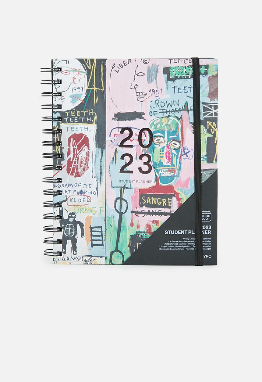Typo - student planner 2023 - lcn bsq basquiat multi