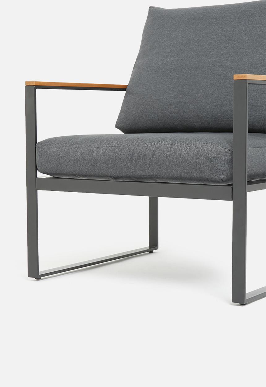 Sixth Floor - Azores outdoor arm chair - grey