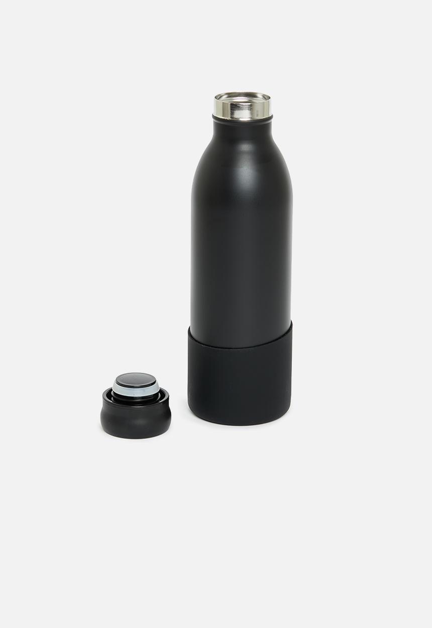 Typo - Going places 500ml metal drink bottle - black