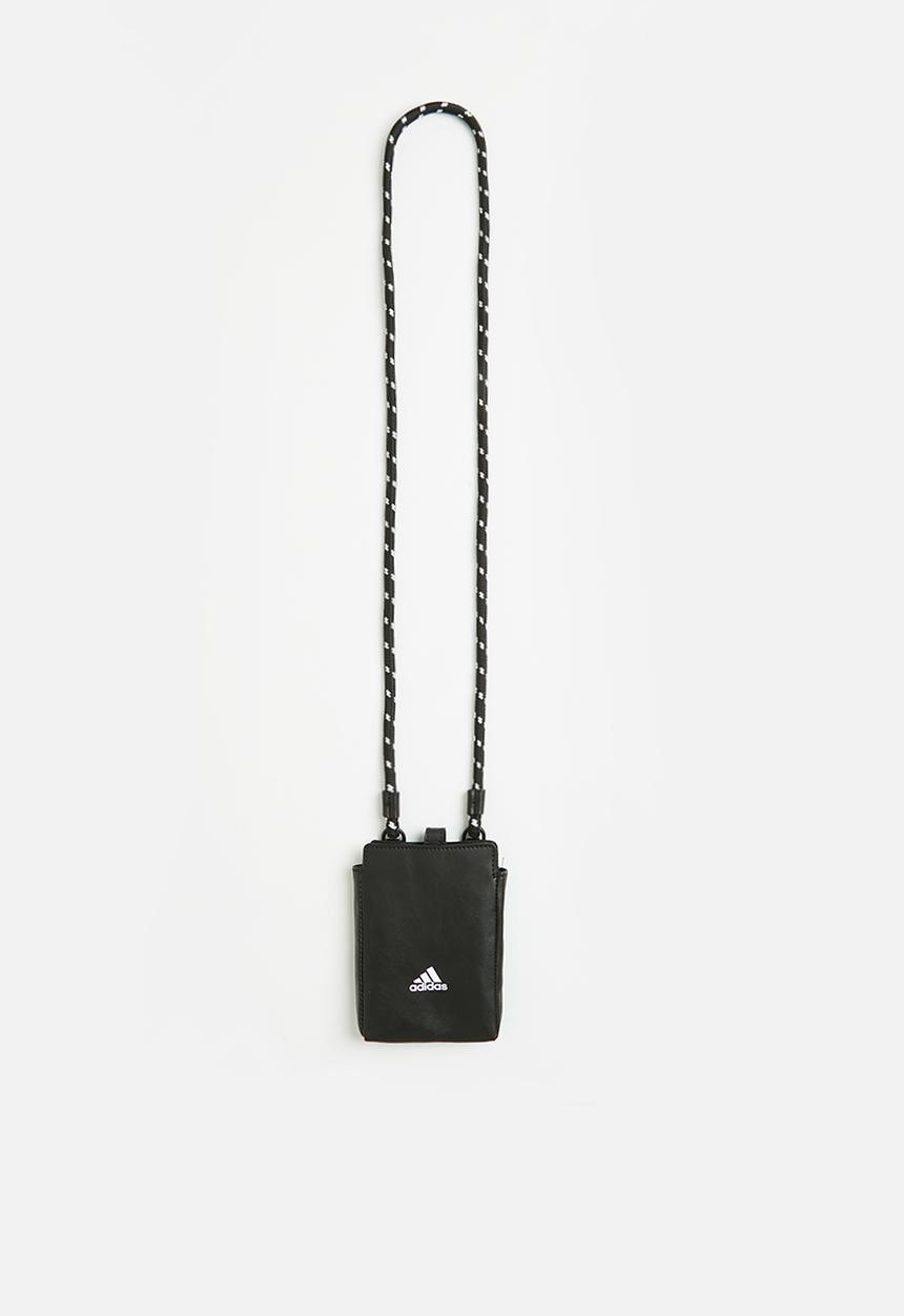 adidas Performance - Pu phone bag - black & white