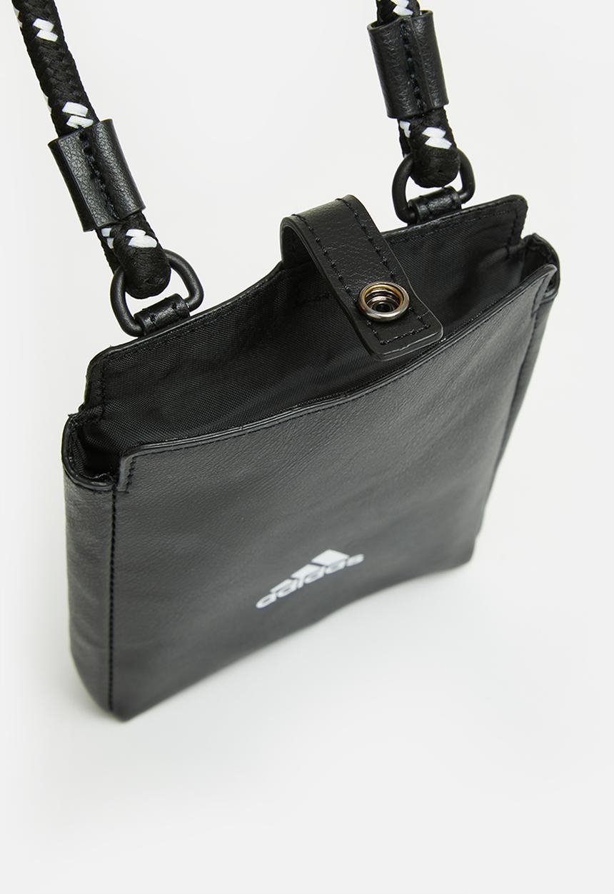 adidas Performance - Pu phone bag - black & white