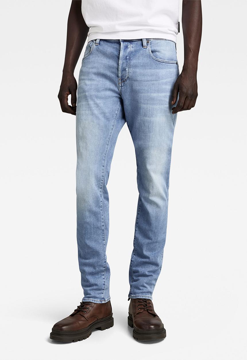 G-STAR - 3301 slim elto superstretch lt indigo aged