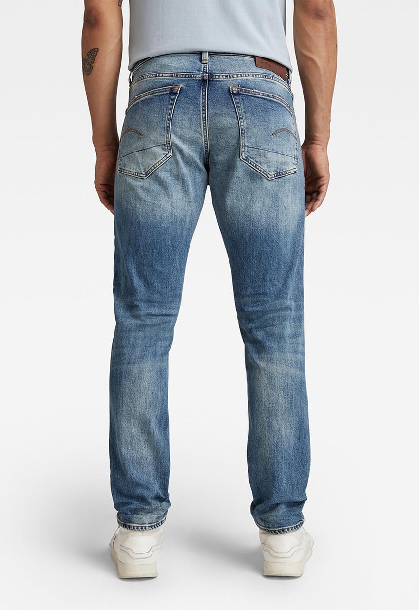 G-STAR - 3301 regular tapered elto pure stretch denim - vintage azure
