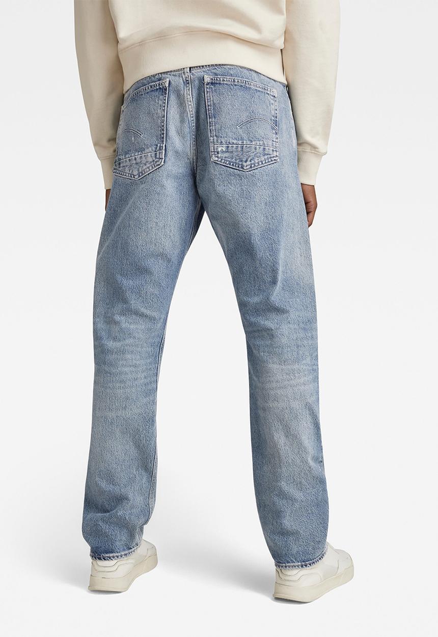 G-STAR - Triple a regular straight guard denim o sun faded - air force blue