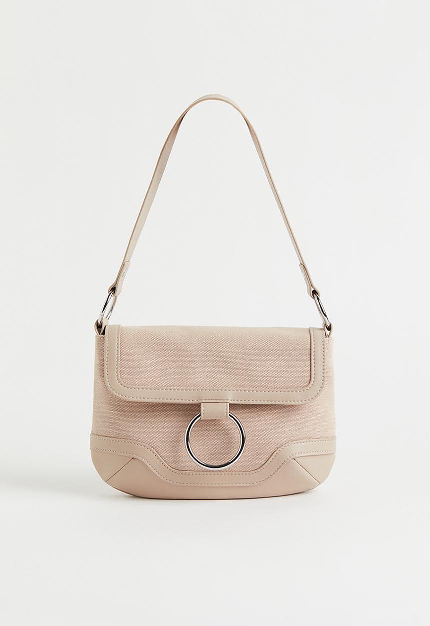 H&M - Small shoulder bag - light beige I