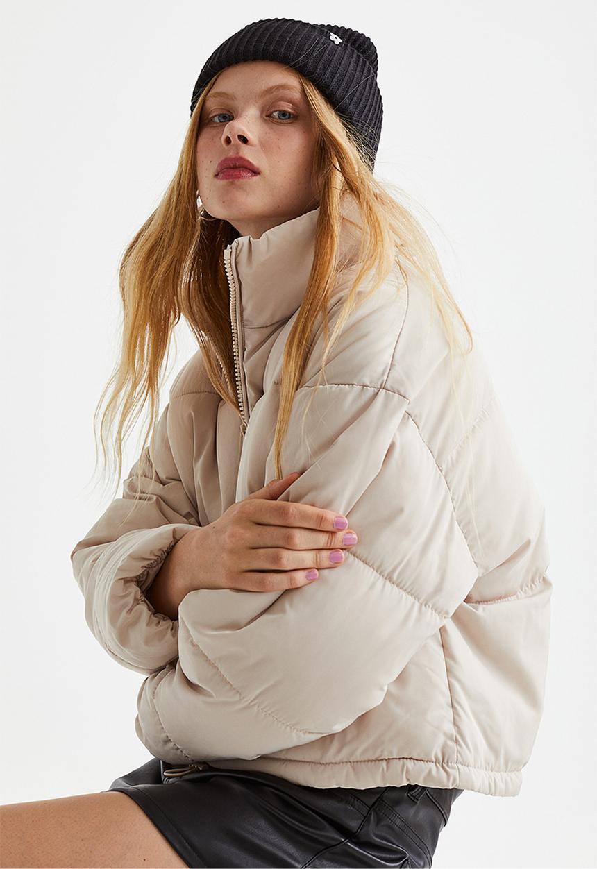 H&M - Puffer jacket - light beige