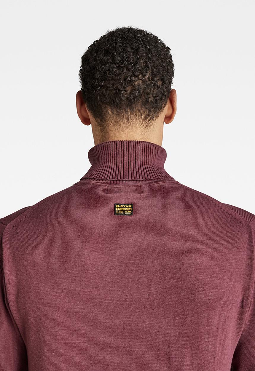 G-STAR - Premium core turtle knit - vineyard wine