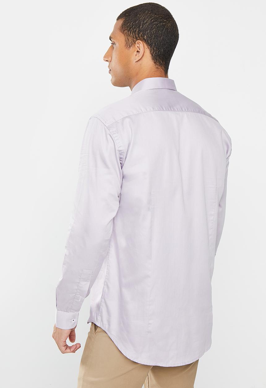 Ben Sherman - ESSENTIAL BEN SHERMAN SHIRT L/S - TITANIUM