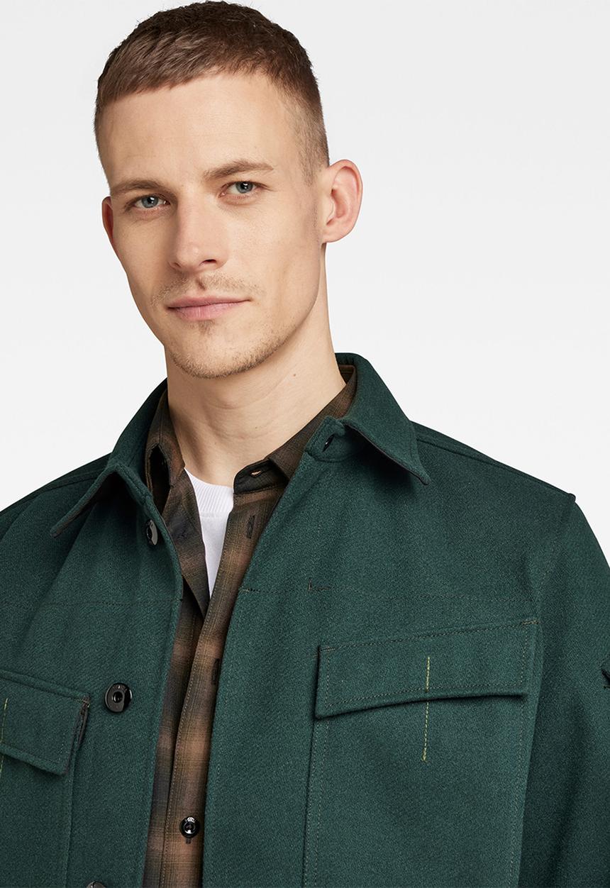 G-STAR - Mysterious overshirt - laub