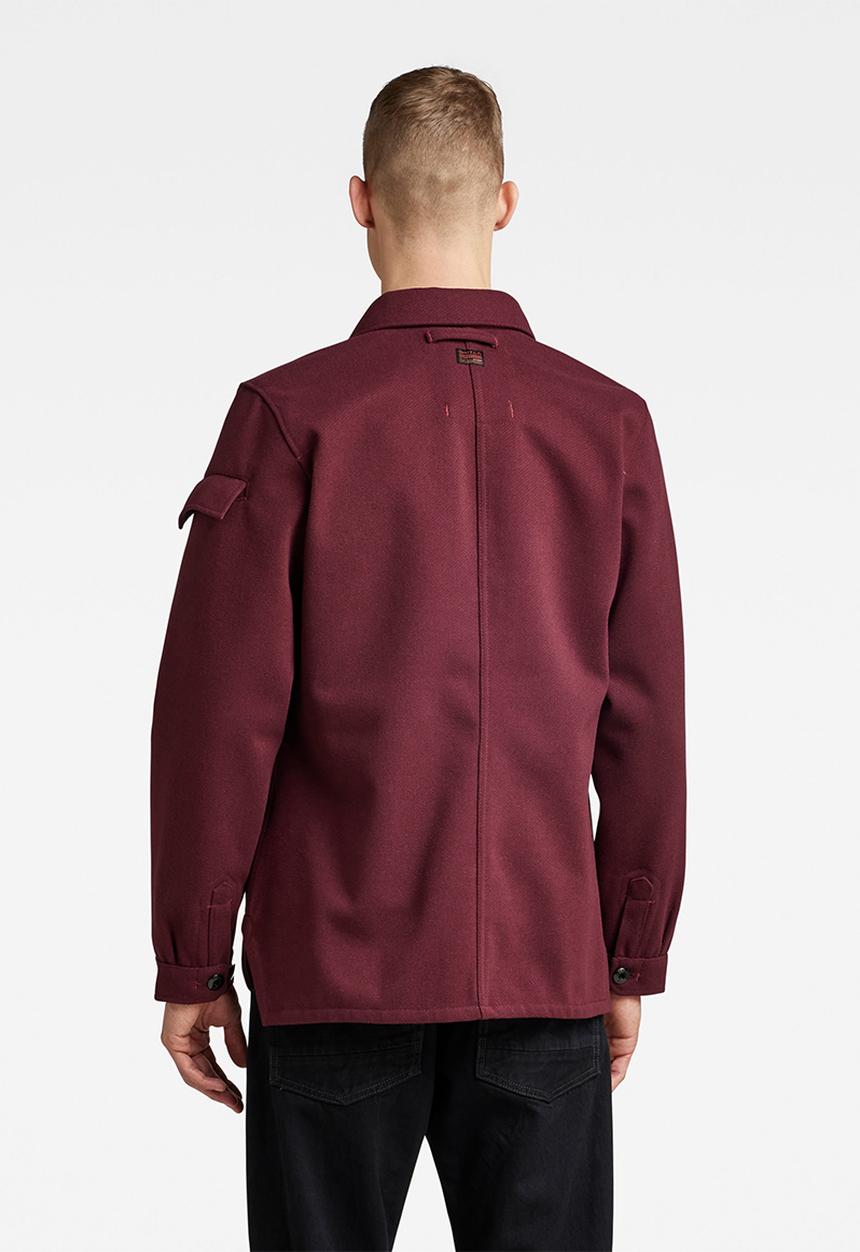 G-STAR - Mysterious overshirt - vineyard wine