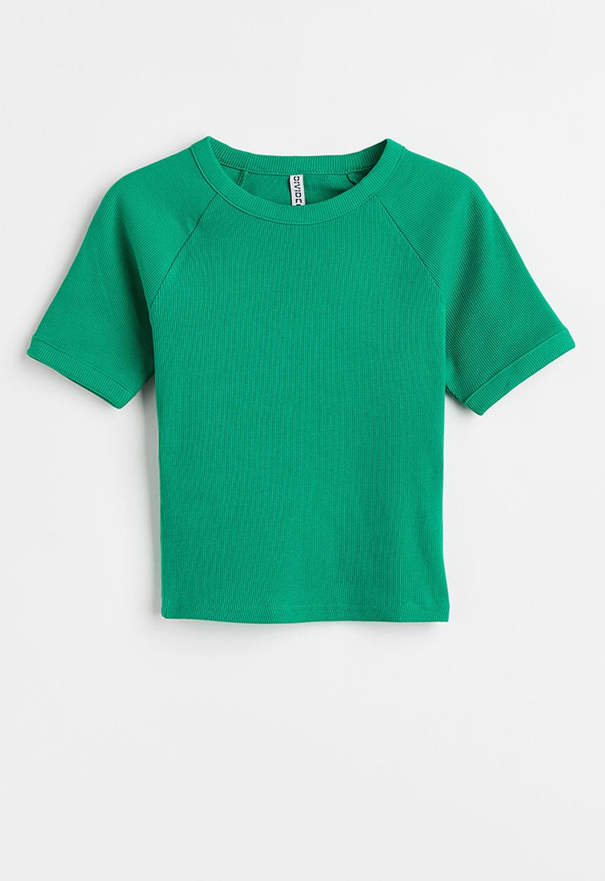 H&M - Ribbed top - green