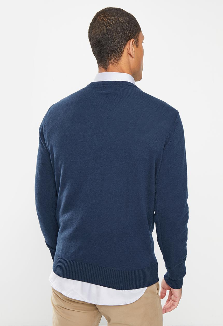 Ben Sherman - Crew neck knit - navy