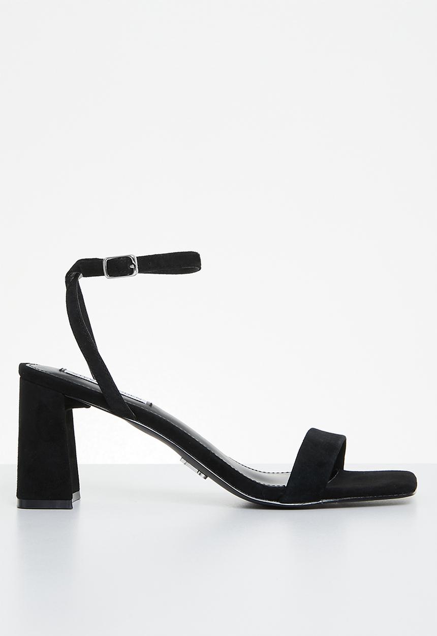 Steve Madden - Luxe block heel - black suede