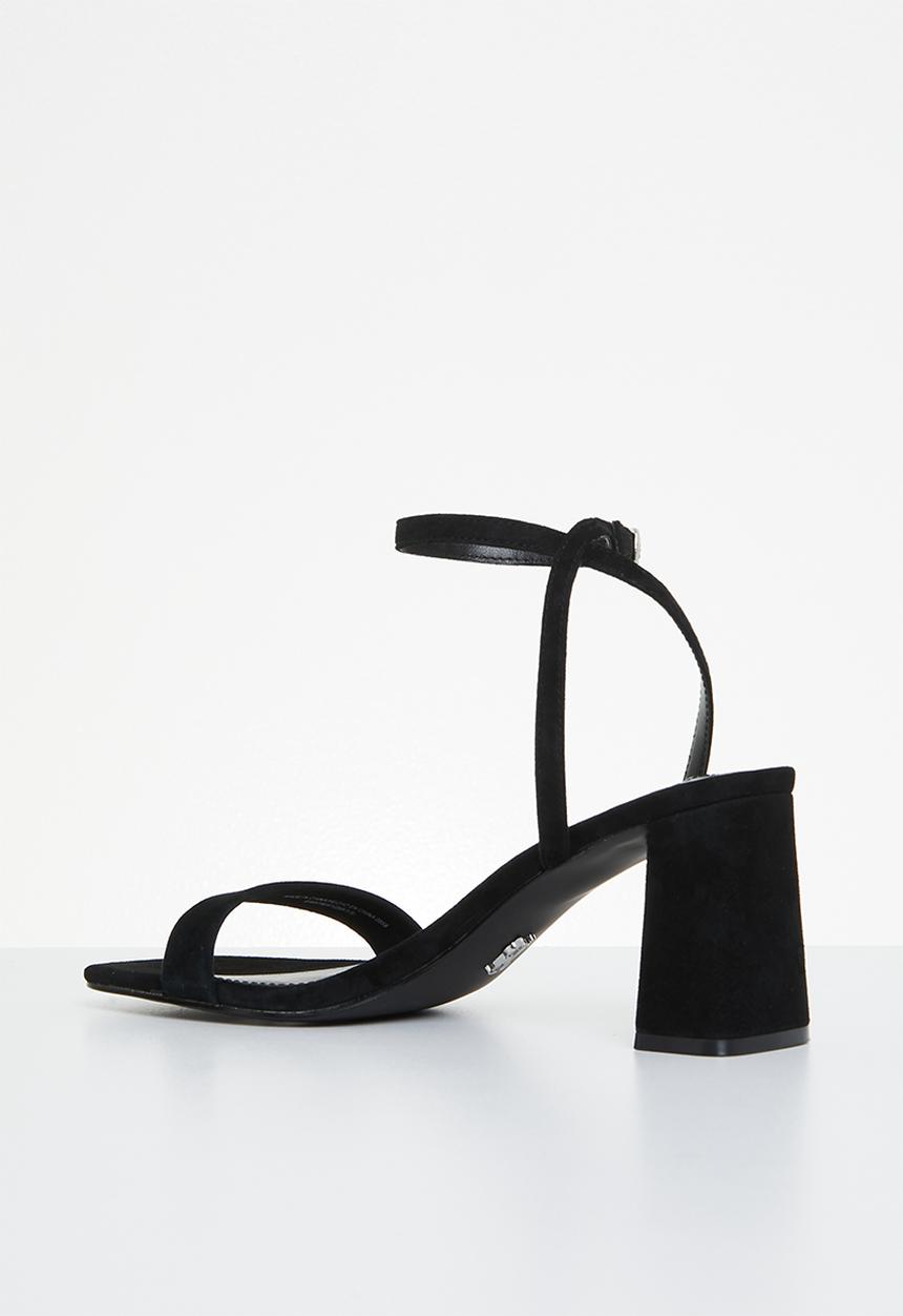 Steve Madden - Luxe block heel - black suede