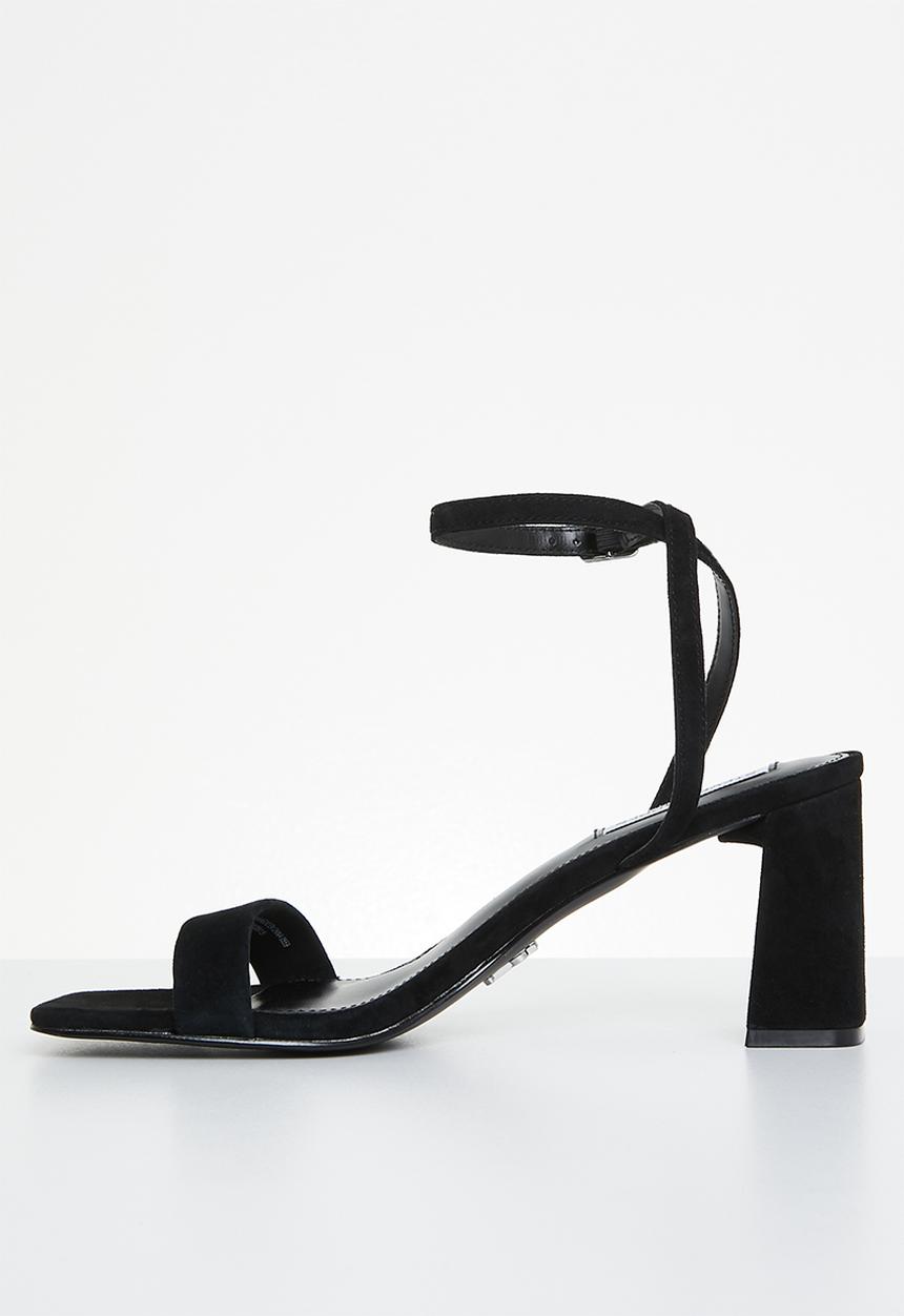 Steve Madden - Luxe block heel - black suede