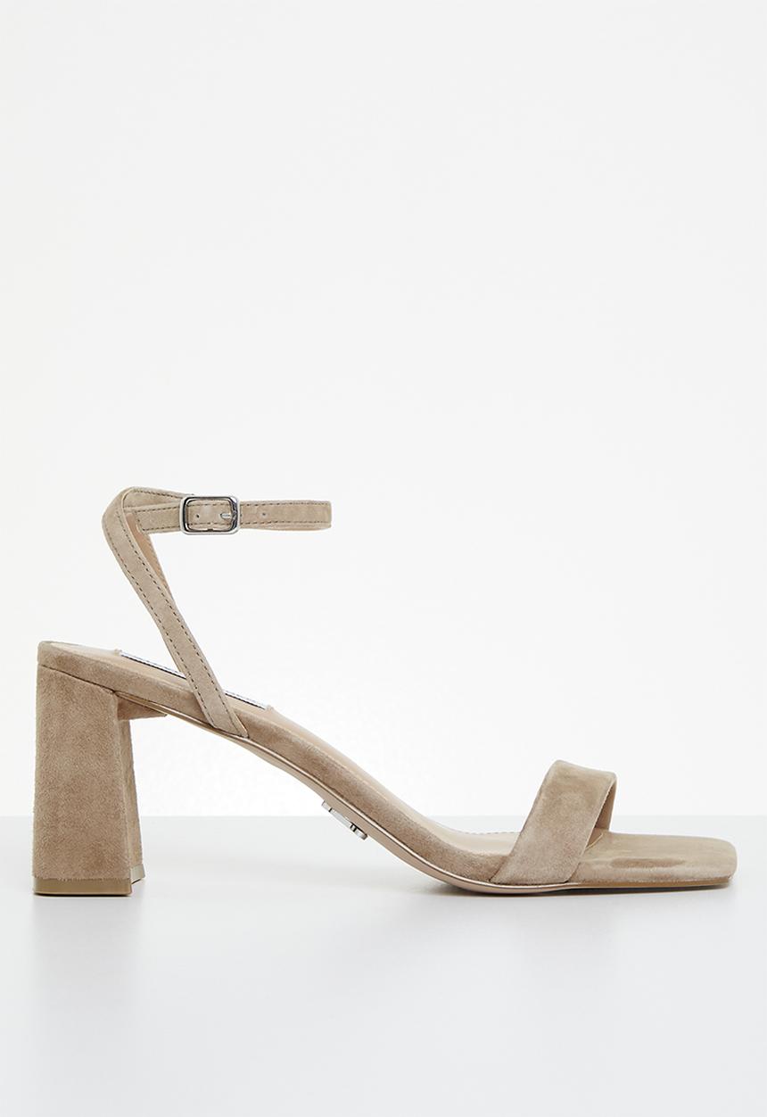 Steve Madden - Luxe block heel - tan suede