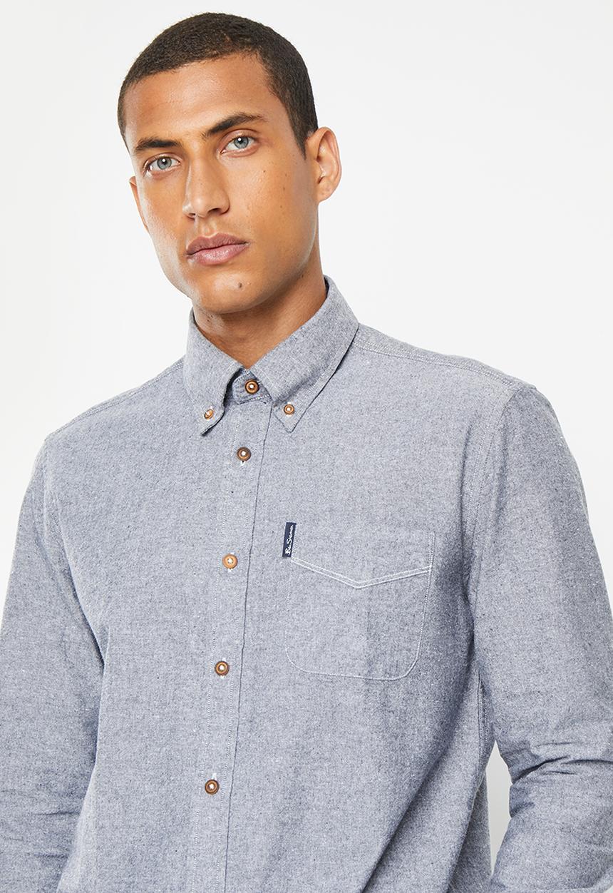 Ben Sherman - Cotton oxford shirt - midnight