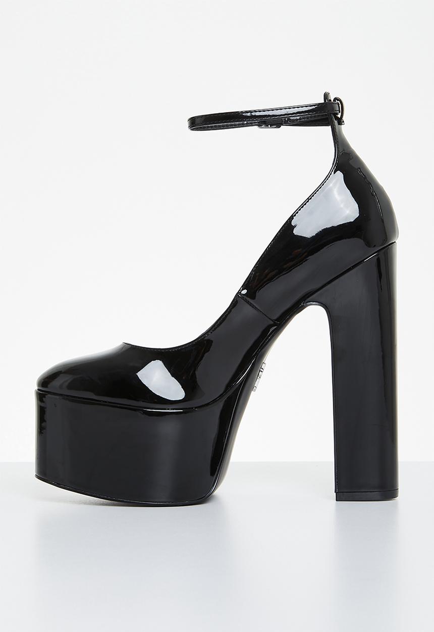 Steve Madden - Skyrise platform heel - black patent