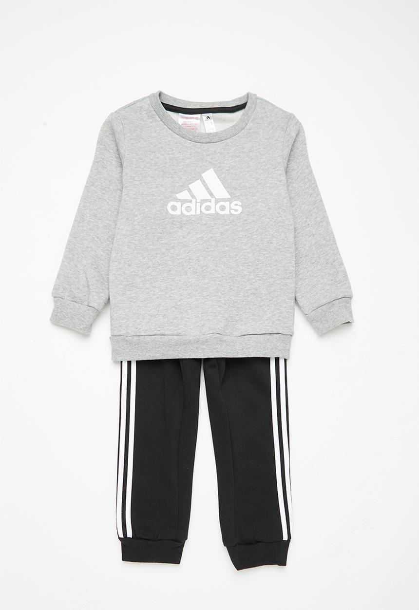 adidas Performance - I bos logo jog - medium grey heather/white