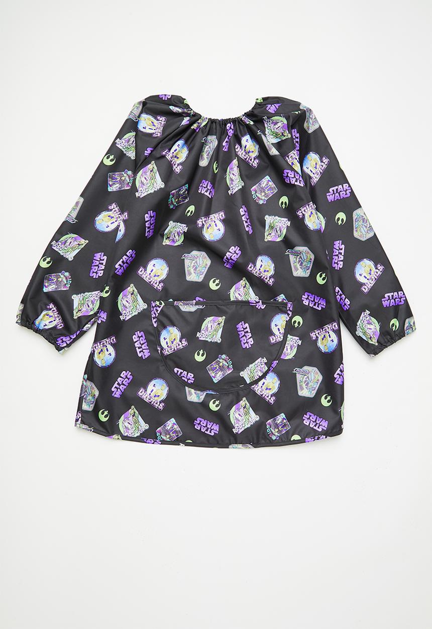 Cotton On - Licensed art smock - lcn luc star wars/droids repeat