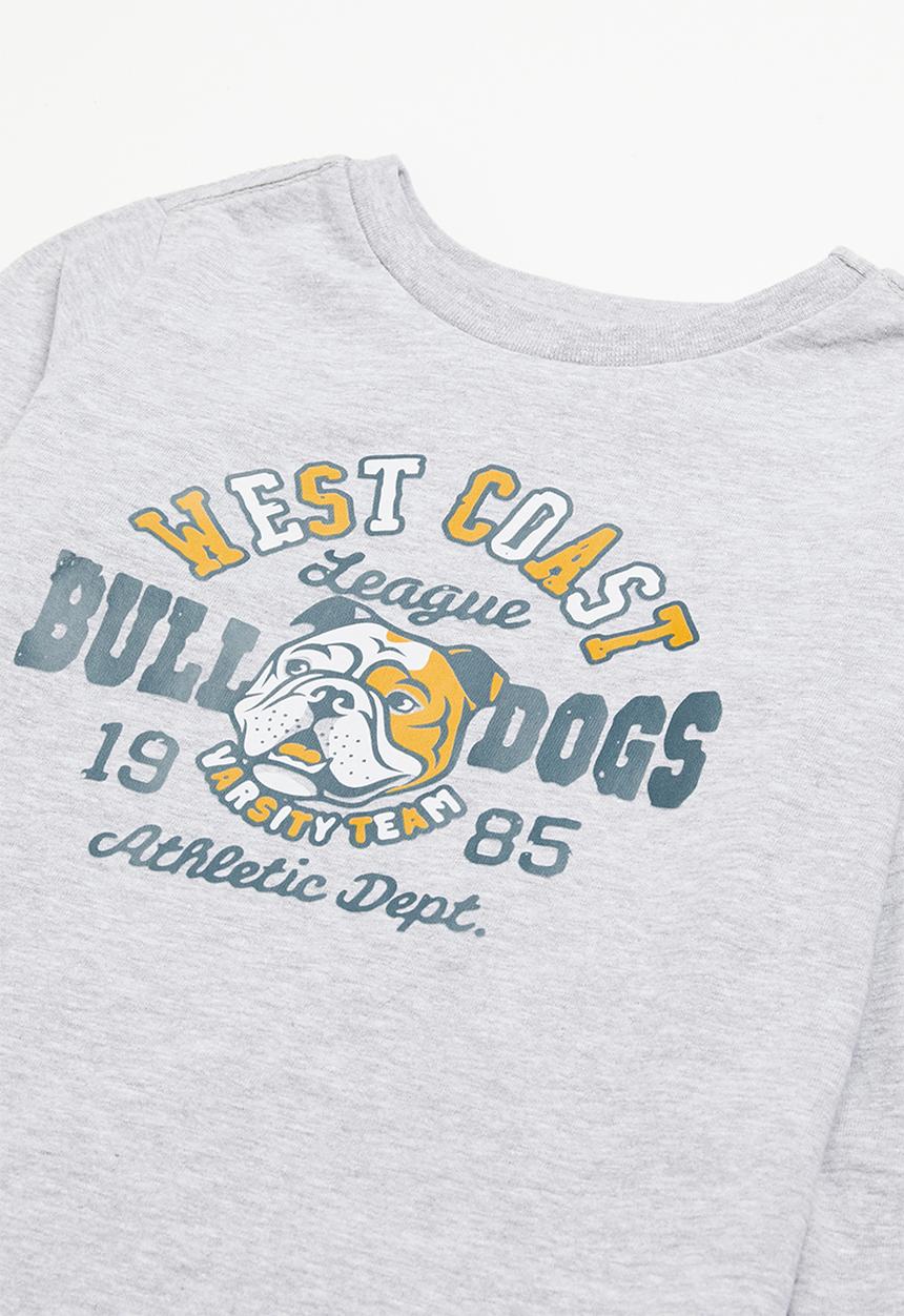 Superbalist - Boys winter pyjama set - grey melange/charcoal