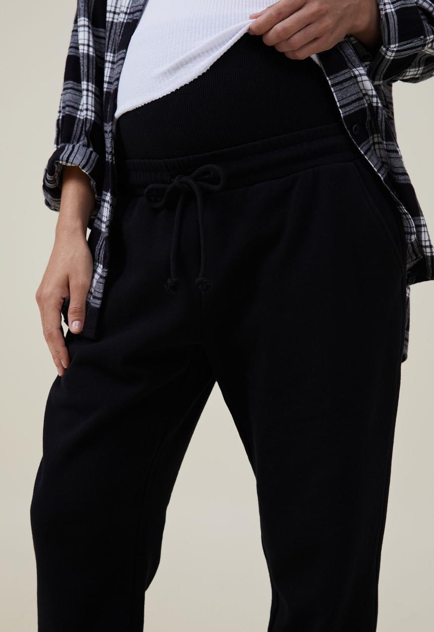 Cotton On - Maternity classic trackpant - black