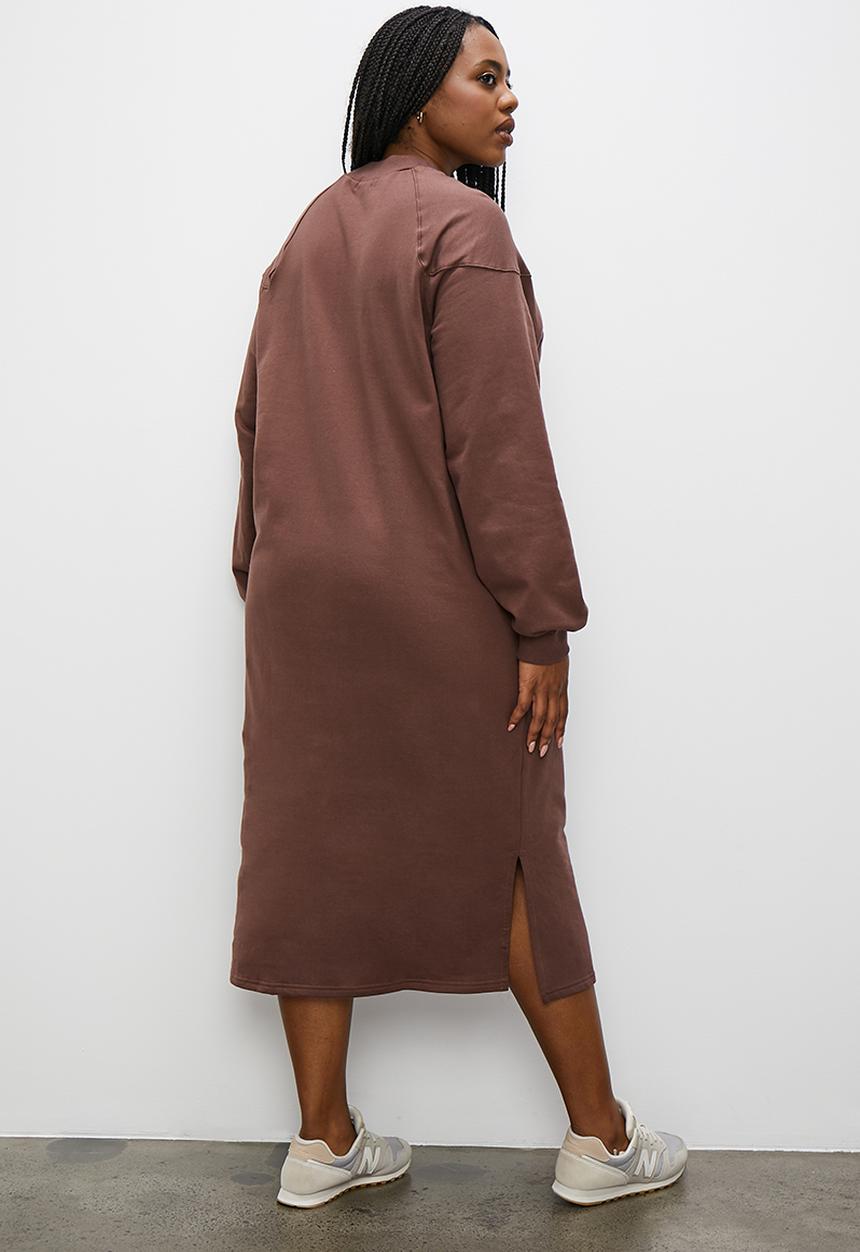 Superbalist - Sweat dress - chocolate