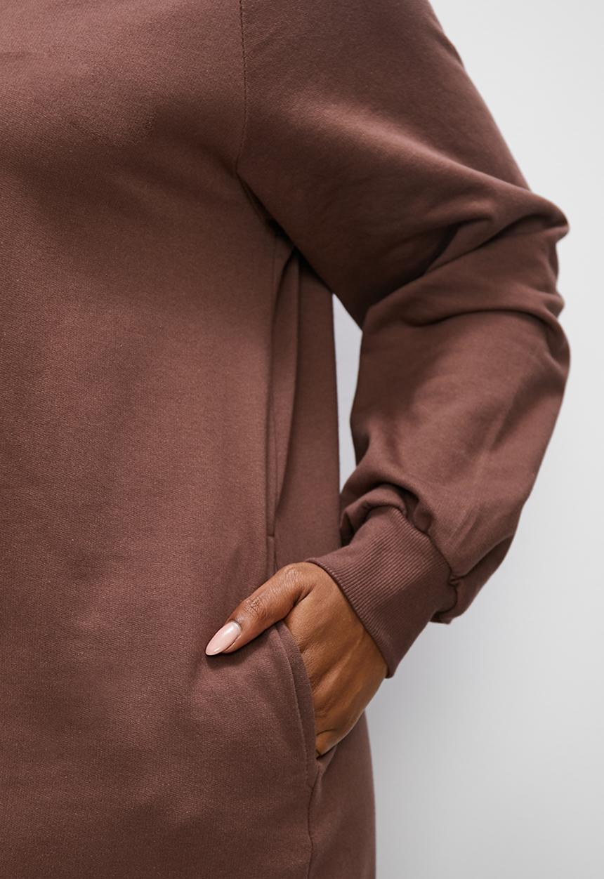 Superbalist - Sweat dress - chocolate