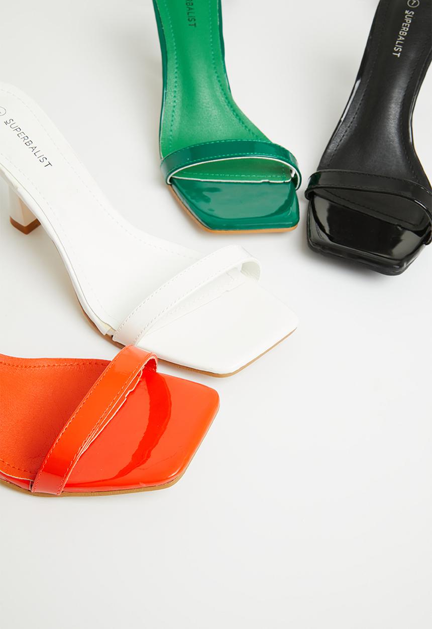 Superbalist - Callen anklestrap heel - white