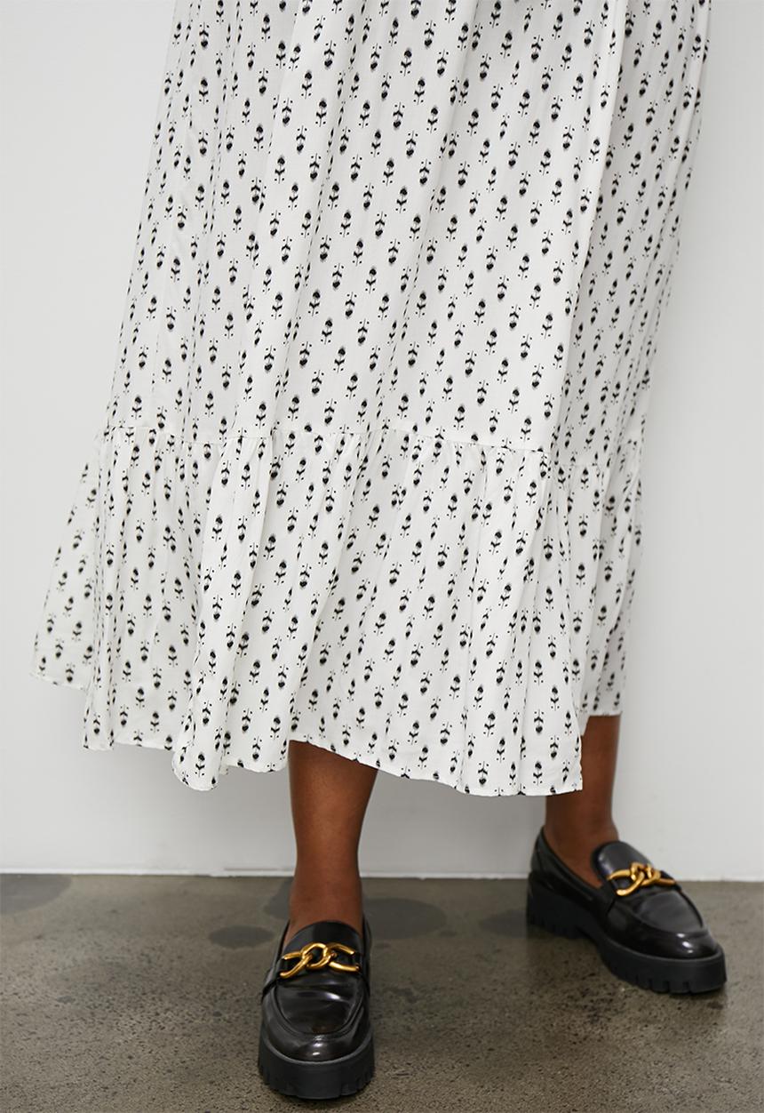 Superbalist - Tiered boho maxi dress - minimal floral