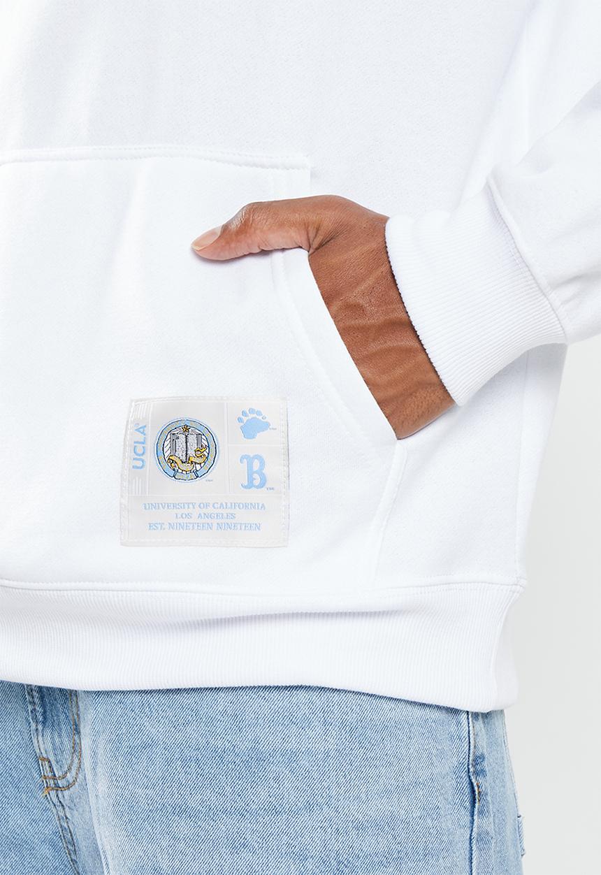 Factorie - Oversized ucla hoodie - lcn ucl white/ucla logo