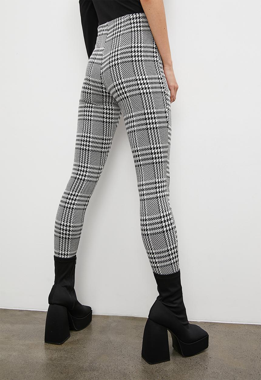 Blake - Zip detail tregging - gingham